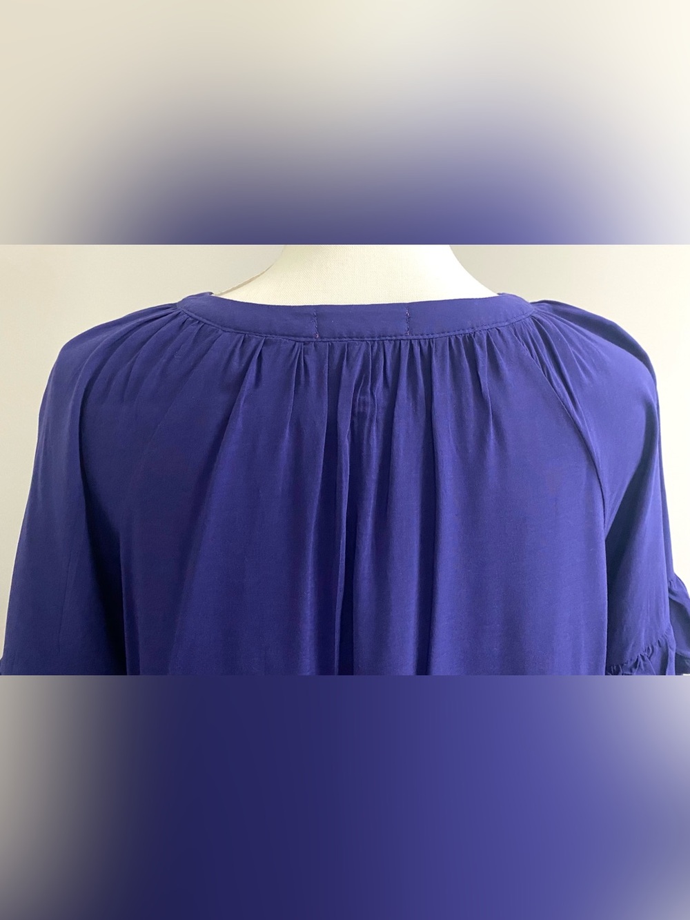 Simply Southern Womens L Navy Blue Embroidered Elephant Dress Coastal Preppy - Picture 4 of 13